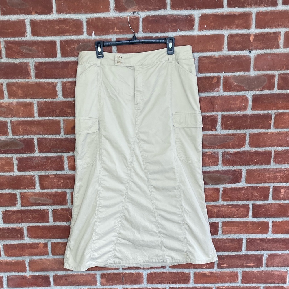 Vintage Venezia Y2K cargo midi skirt